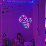 3D Custom Mushroom Cute Neon Sign