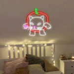 Apple Cat Neon Sign 1
