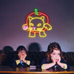 Apple Cat Neon Sign 3