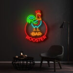 Bar Rooster Neon Sign Lights