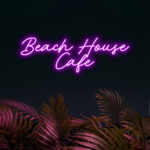 Beach House Coffee Neon Sign 1
