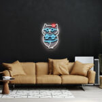 Bikini Cat Neon Sign 3