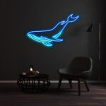 Blue Whale Neon Sign