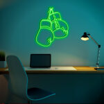 Boxing Gloves Neon Sign