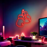 Boxing Gloves Neon Sign 3