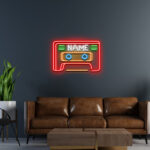 Cassette Neon Sign 3