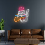 Cat Baking Neon Sign 2