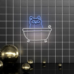 Cat Bathroom Neon Led 2