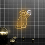 Cat Bathroom Neon Light 1