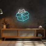Cat Box Neon Sign 2