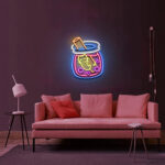 Cat Milk Tea Neon Sign 1