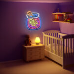 Cat Milk Tea Neon Sign 3