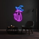 Cat Witch Neon Sign 1