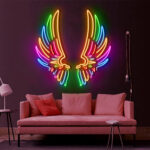 Colourful Wings Neon Sign 1