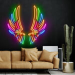 Colourful Wings Neon Sign