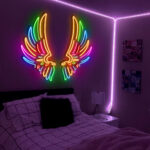Colourful Wings Neon Sign 2
