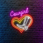 Cowboy Boot Neon Sign
