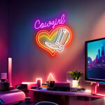 Cowboy Boot Neon Sign 2