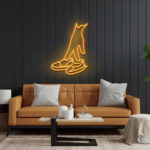 Custom Baby Name Shoes Neon Sign