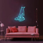 Custom Baby Name Shoes Neon Sign 2