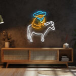 Custom Cowboy Cat LED Neon