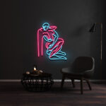 Custom Cuddle Couple Neon Sign