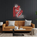 Custom Cuddle Couple Neon Sign 3