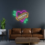 Custom Heart Cat, Dog LED Neon 3