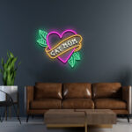 Custom Heart Cat, Dog LED Neon 5