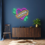 Custom Heart Cat, Dog LED Neon 7