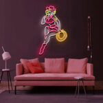 Custom Lady Cowboy LED Neon