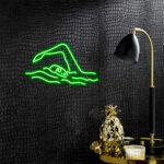 Custom Man Swimmer Neon Sign