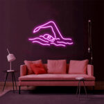 Custom Man Swimmer Neon Sign 5