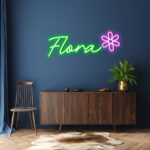 Custom Name Flower Neon Signs 2