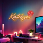 Custom Name Pet Neon Signs 1