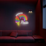 Custom PRIDE Ice Cream Neon Sign