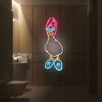 Duck Shower Neon Sign