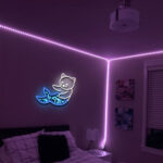Fat Koi Fish Custom Neon