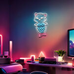 Fat Koi Fish Custom Neon