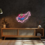 Fat Koi Fish Custom Neon
