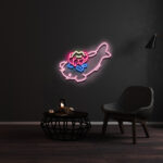 Fat Koi Fish Custom Neon