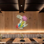 Fat Koi Fish Custom Neon