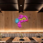 Fat Koi Fish Custom Neon
