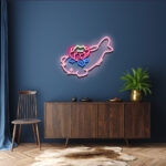 Fat Koi Fish Custom Neon