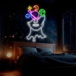 Galaxy Brain Neon Sign