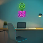 Give Me Space Neon Sign
