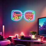 Glasses Neon Sign