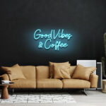 Good Vibes Coffee Neon Sign 1