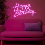 Happy Birthday Neon Sign