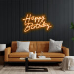Happy Birthday Neon Sign 3